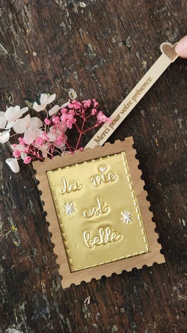 Timbres à messages - collection "Mariage" - Cadeaux d'invités