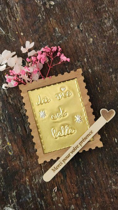 Timbres à messages - collection "Mariage" - Cadeaux d'invités