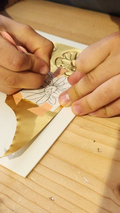 Atelier créatif enfant – Métal repoussé