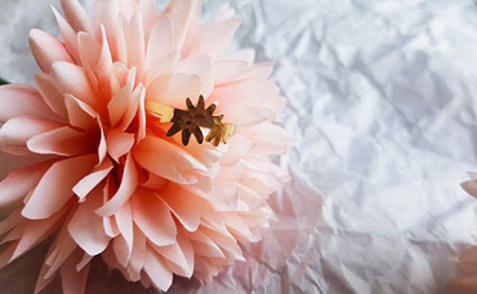 Bague fleurie réglable Bloom plaquée or